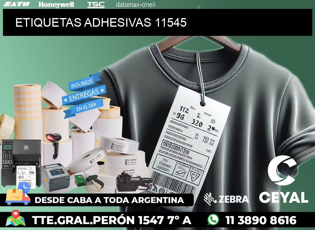 ETIQUETAS ADHESIVAS 11545