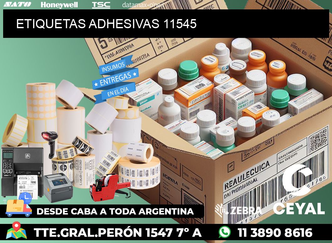 ETIQUETAS ADHESIVAS 11545