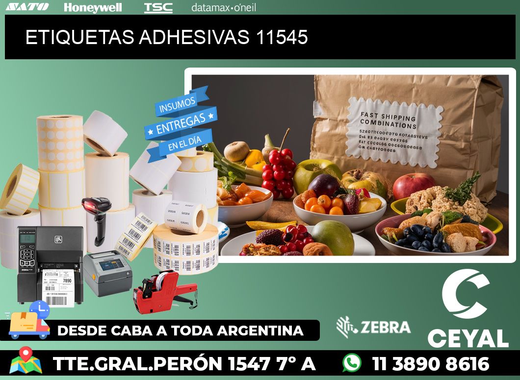 ETIQUETAS ADHESIVAS 11545