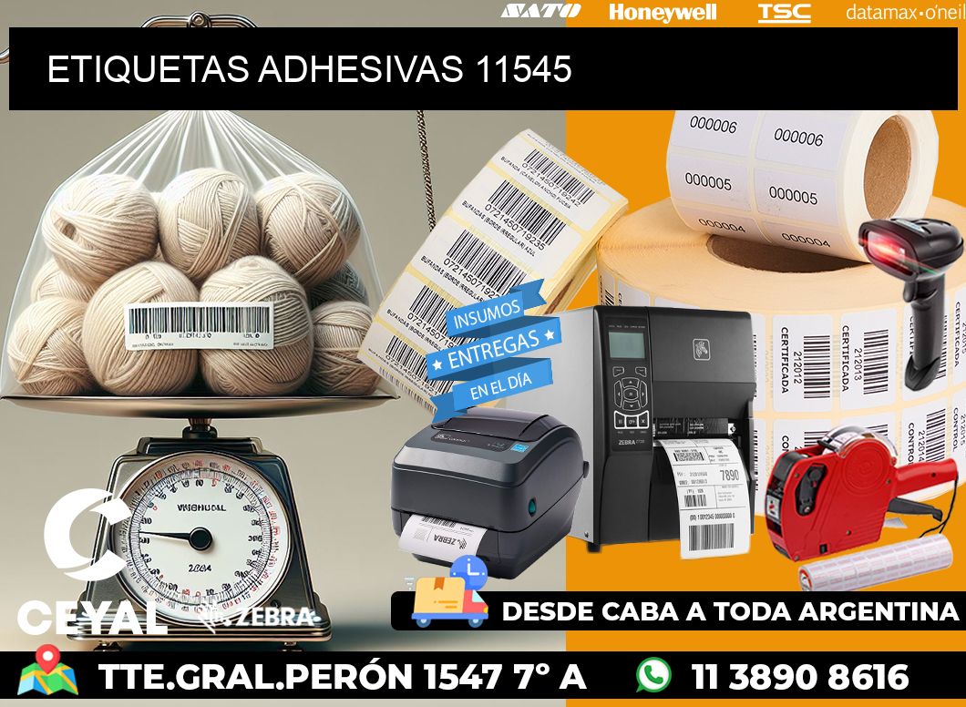 ETIQUETAS ADHESIVAS 11545