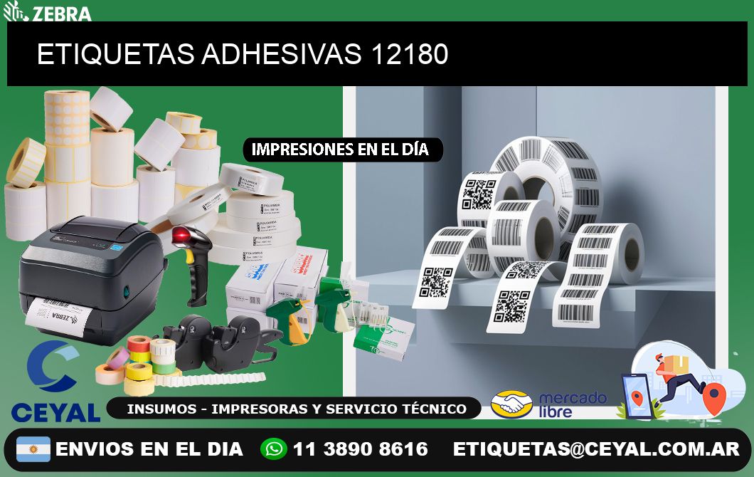 ETIQUETAS ADHESIVAS 12180