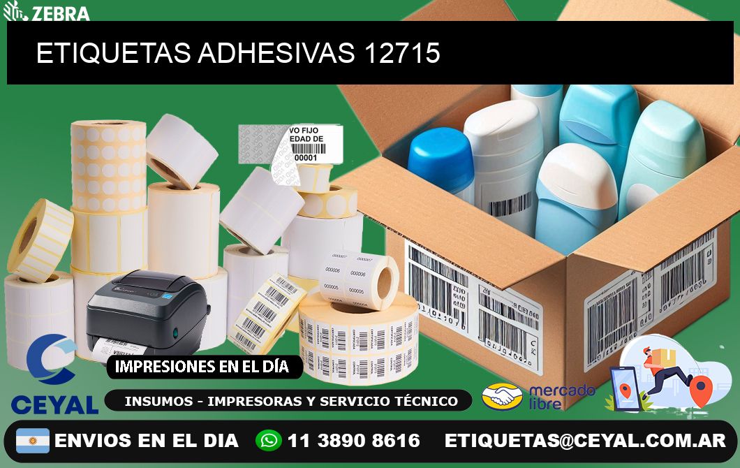 ETIQUETAS ADHESIVAS 12715