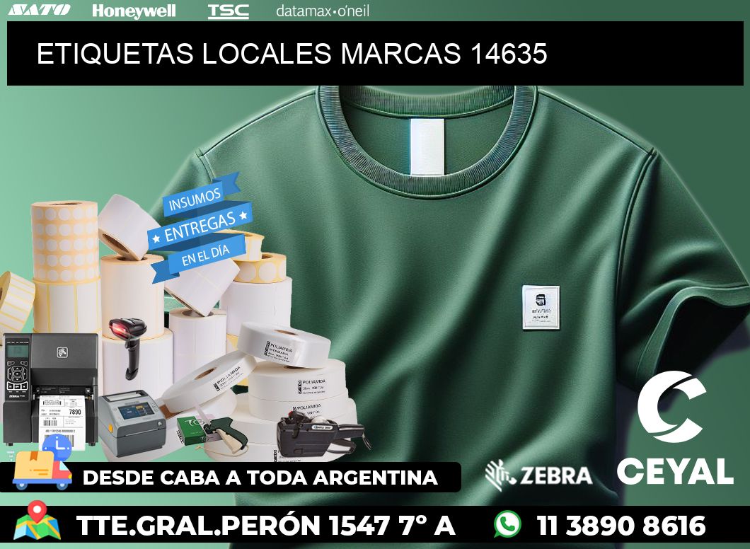 ETIQUETAS LOCALES MARCAS 14635
