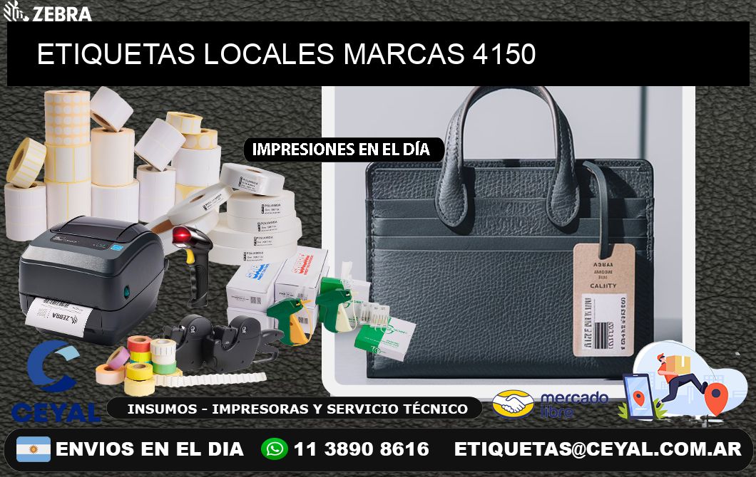 ETIQUETAS LOCALES MARCAS 4150