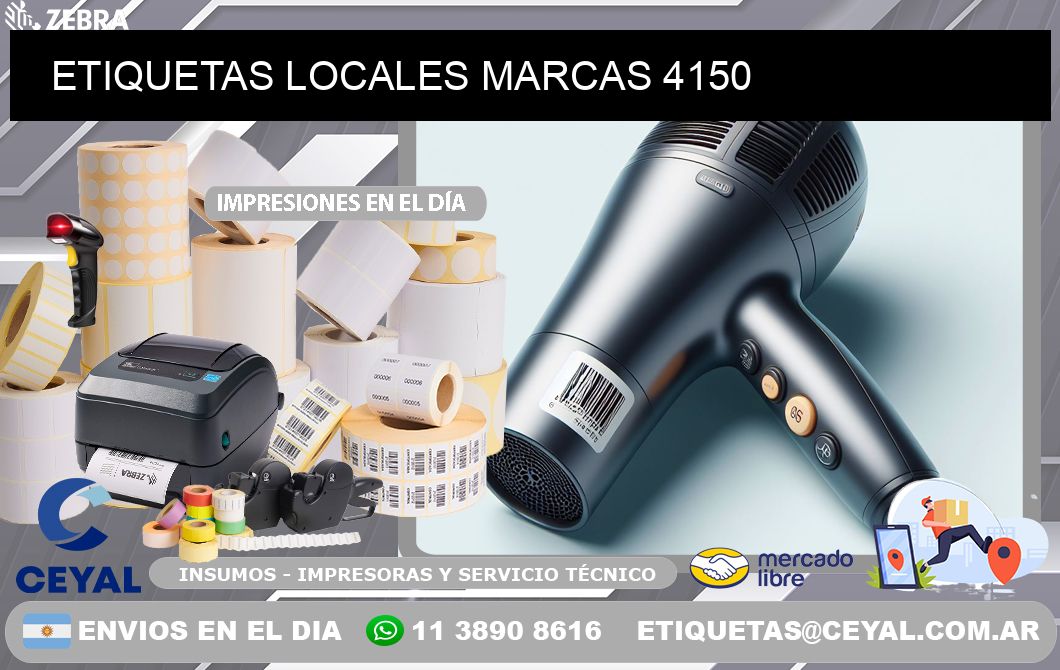 ETIQUETAS LOCALES MARCAS 4150