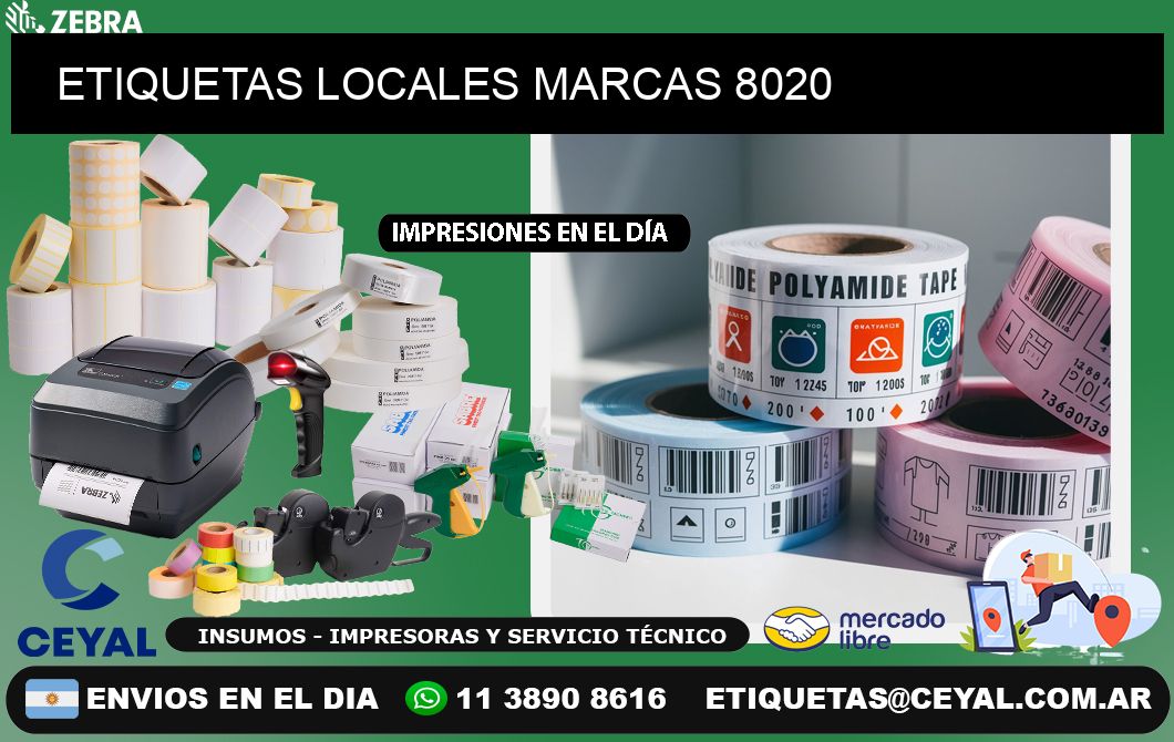ETIQUETAS LOCALES MARCAS 8020