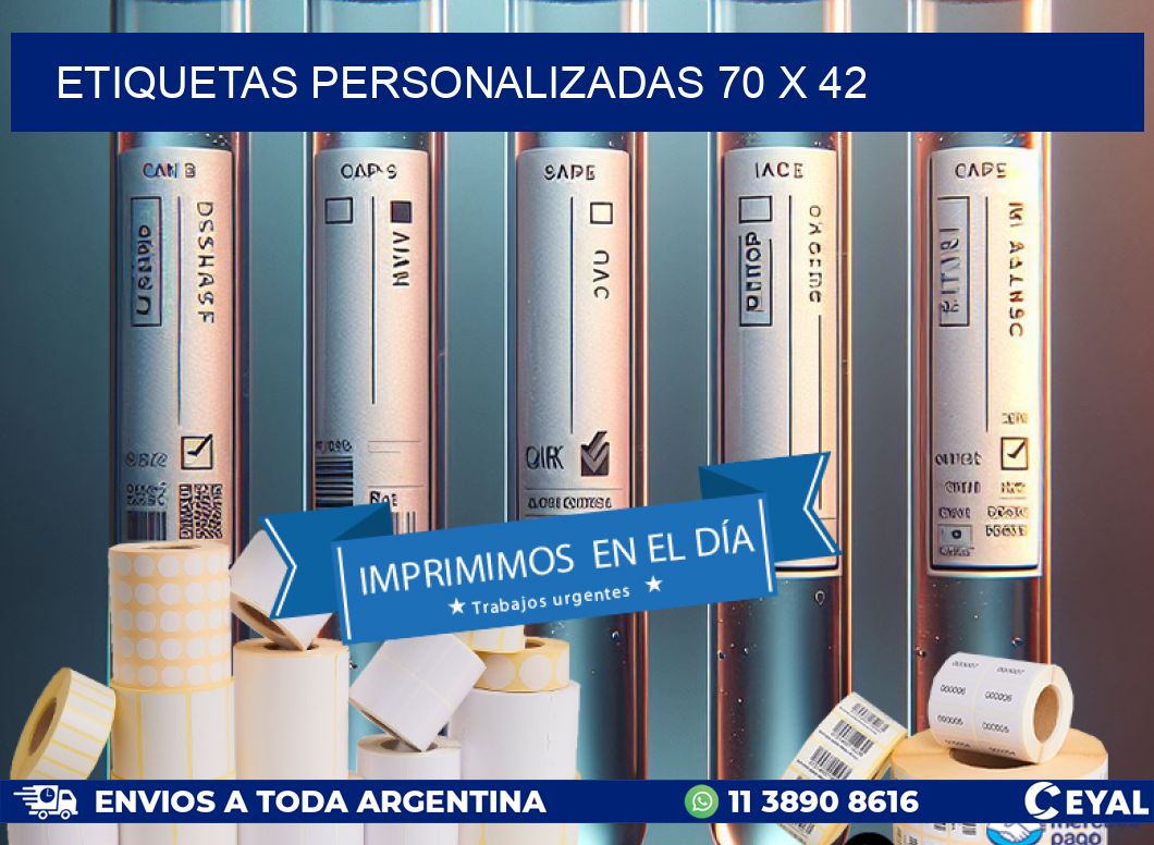ETIQUETAS PERSONALIZADAS 70 x 42