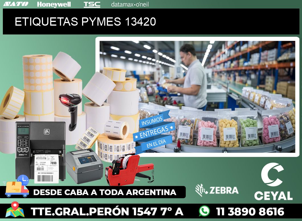 ETIQUETAS PYMES 13420