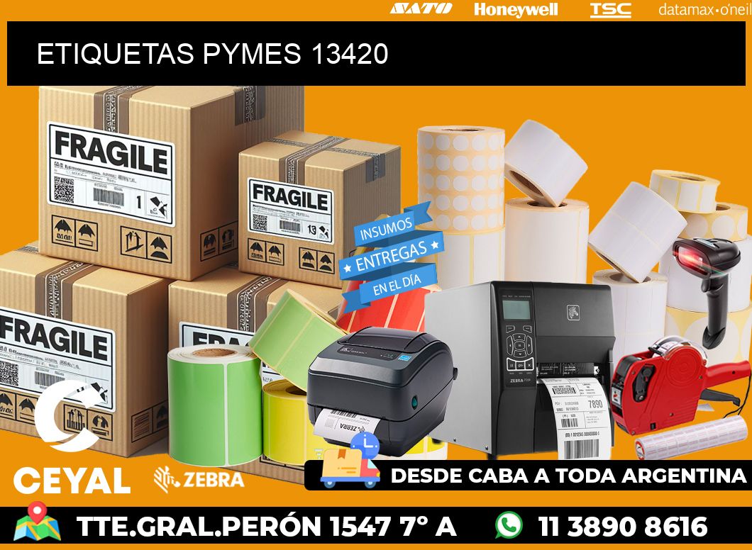 ETIQUETAS PYMES 13420