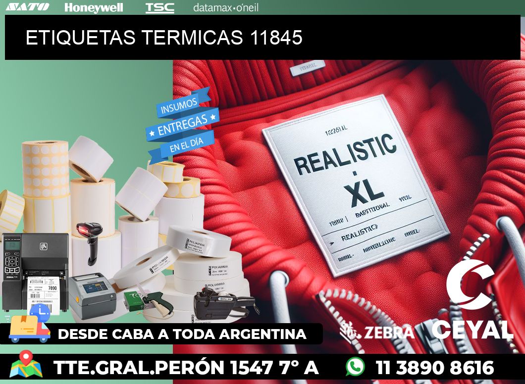 ETIQUETAS TERMICAS 11845
