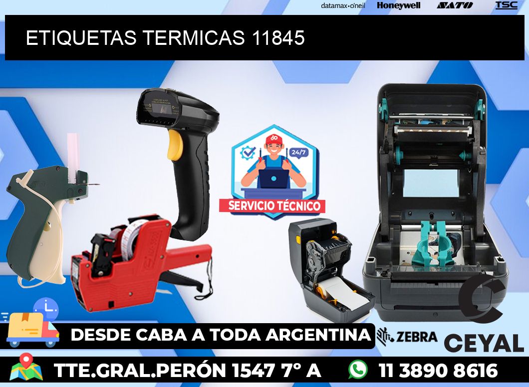 ETIQUETAS TERMICAS 11845