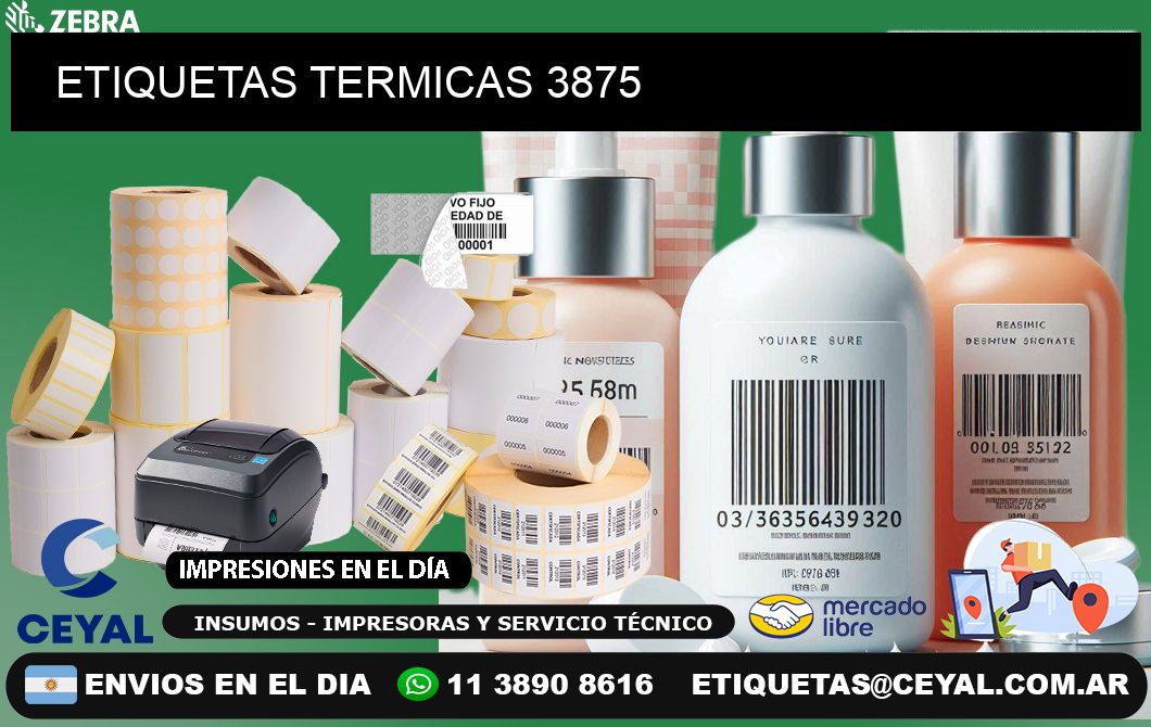 ETIQUETAS TERMICAS 3875