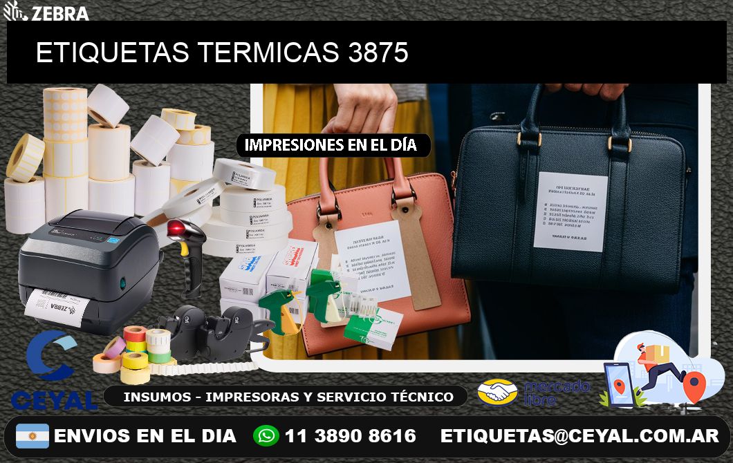 ETIQUETAS TERMICAS 3875