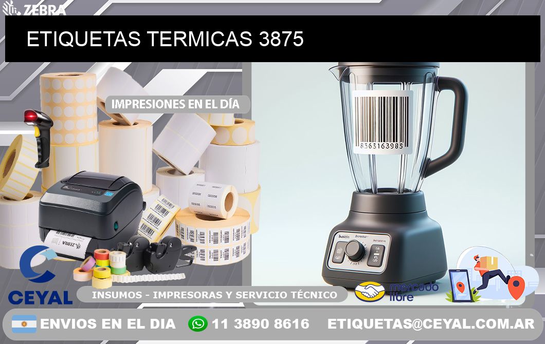 ETIQUETAS TERMICAS 3875