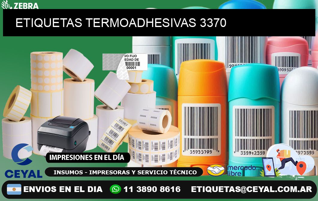 ETIQUETAS TERMOADHESIVAS 3370