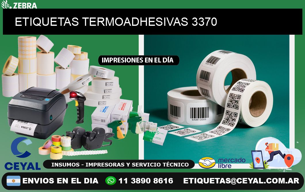 ETIQUETAS TERMOADHESIVAS 3370