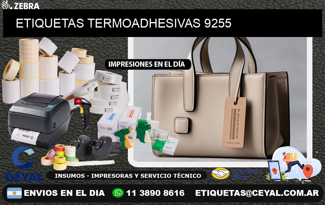 ETIQUETAS TERMOADHESIVAS 9255