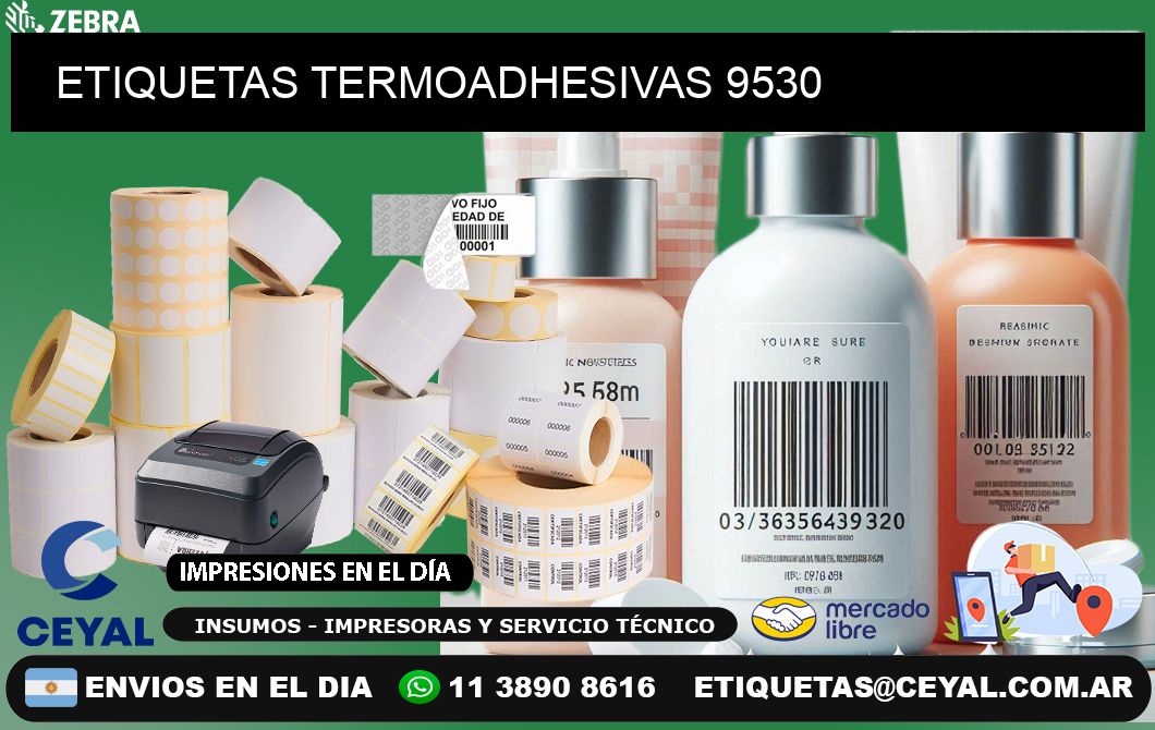 ETIQUETAS TERMOADHESIVAS 9530