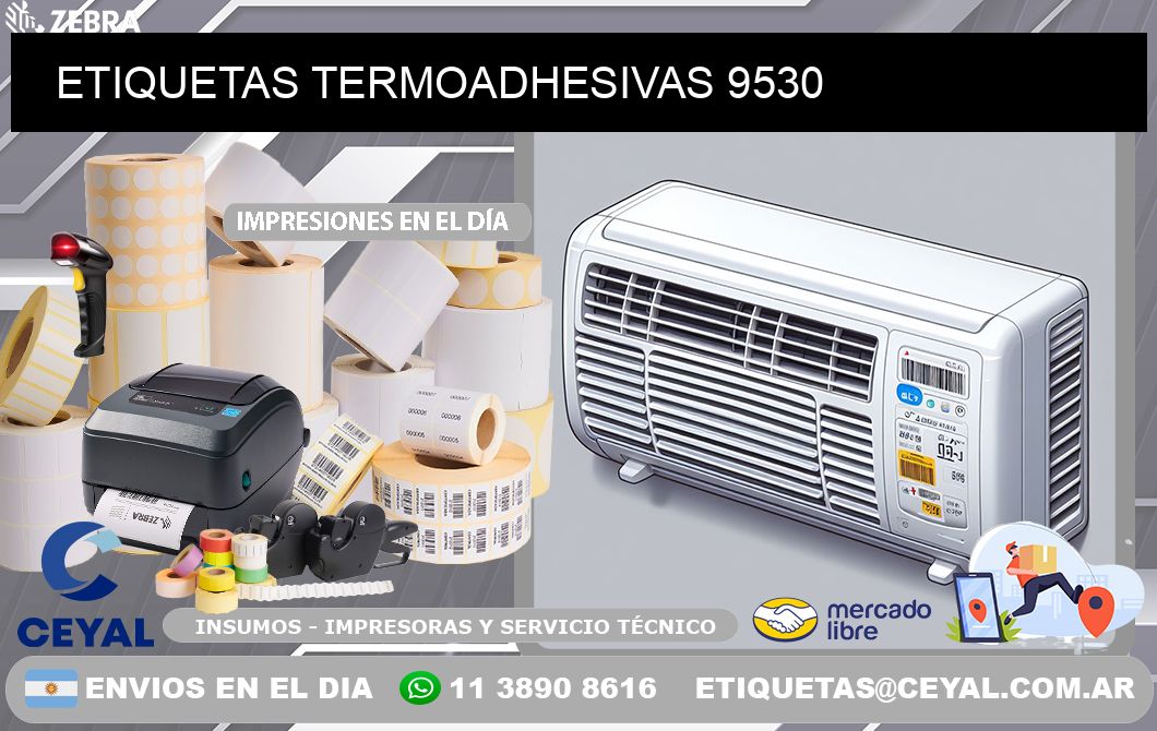 ETIQUETAS TERMOADHESIVAS 9530