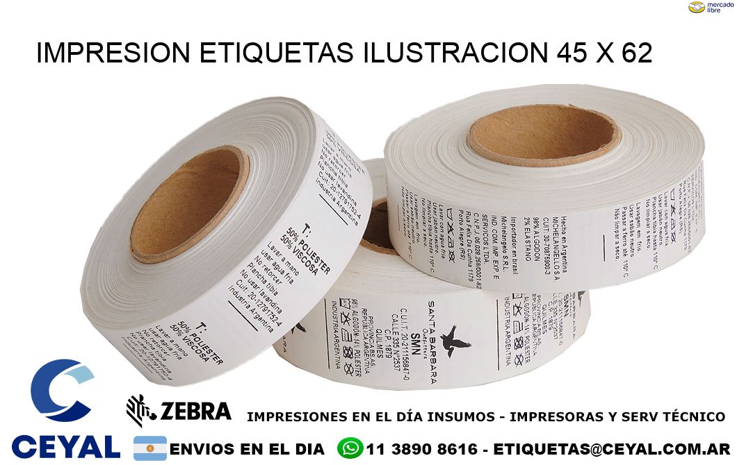IMPRESION ETIQUETAS ILUSTRACION 45 x 62