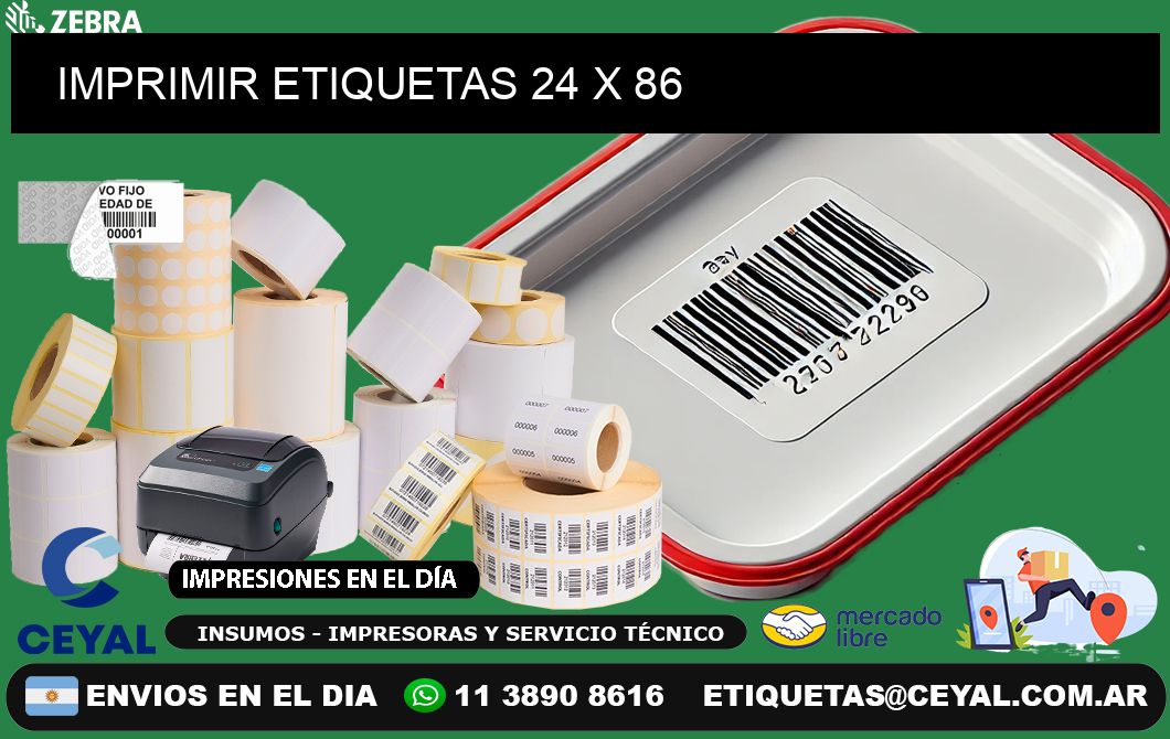 IMPRIMIR ETIQUETAS 24 x 86