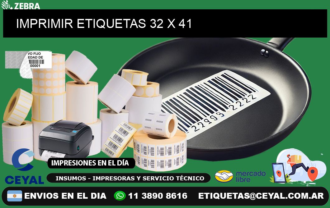 IMPRIMIR ETIQUETAS 32 x 41