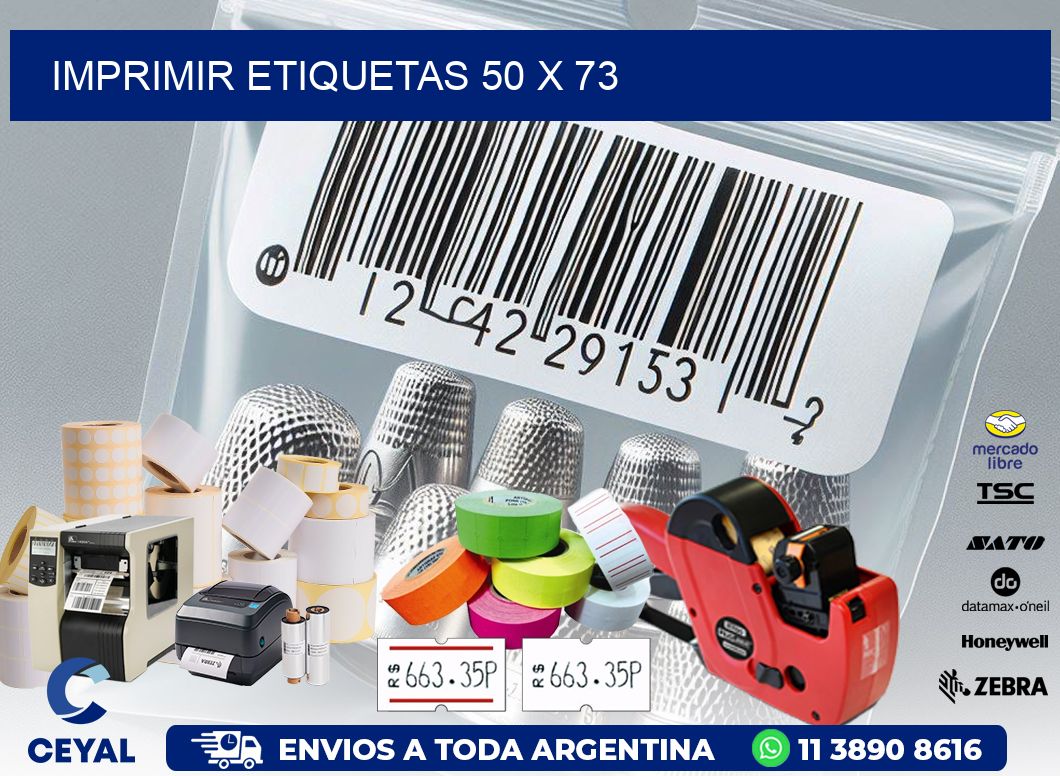 IMPRIMIR ETIQUETAS 50 x 73