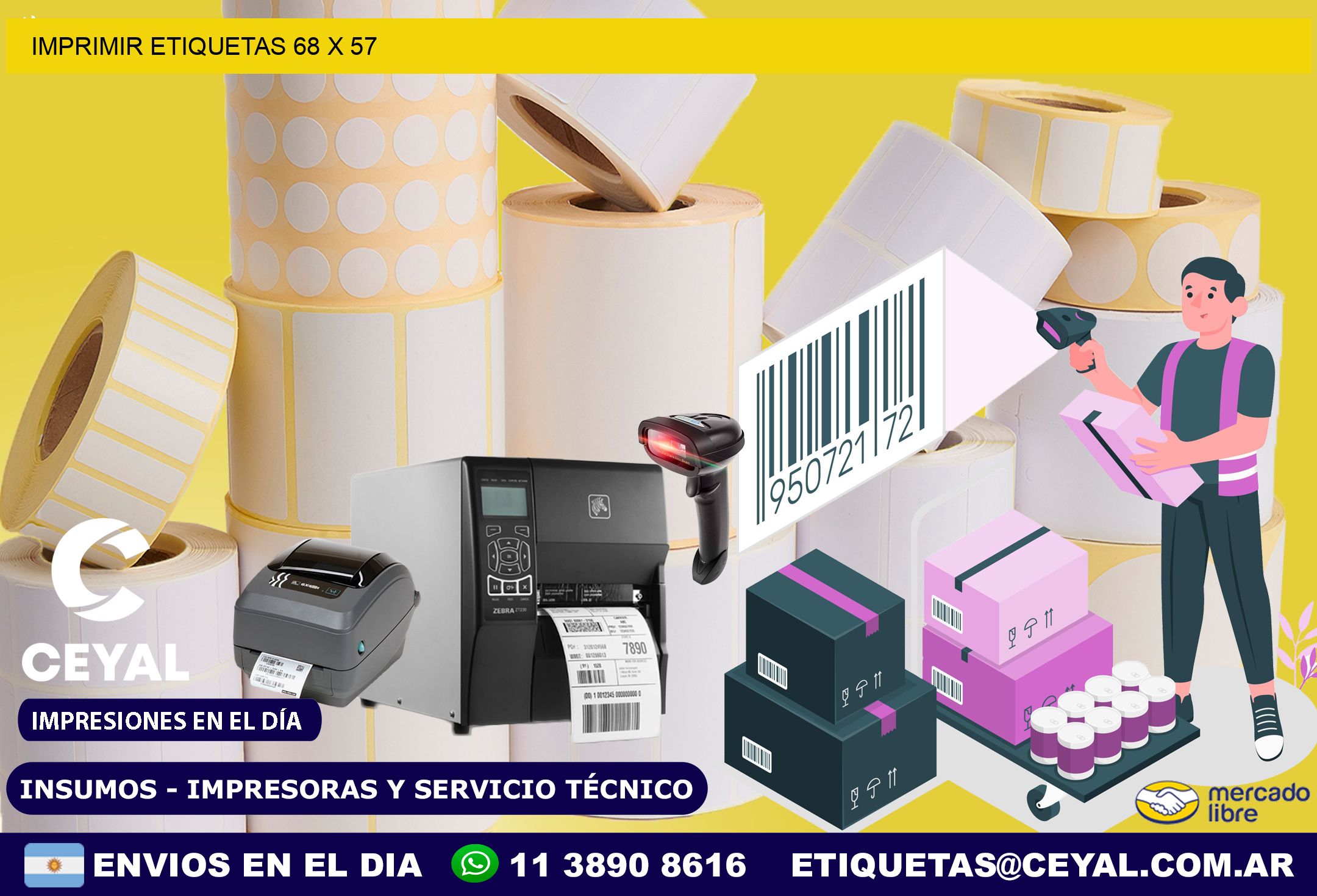IMPRIMIR ETIQUETAS 68 x 57
