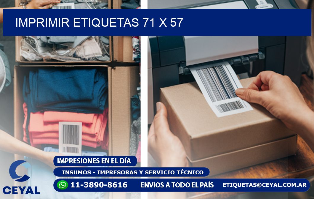 IMPRIMIR ETIQUETAS 71 x 57