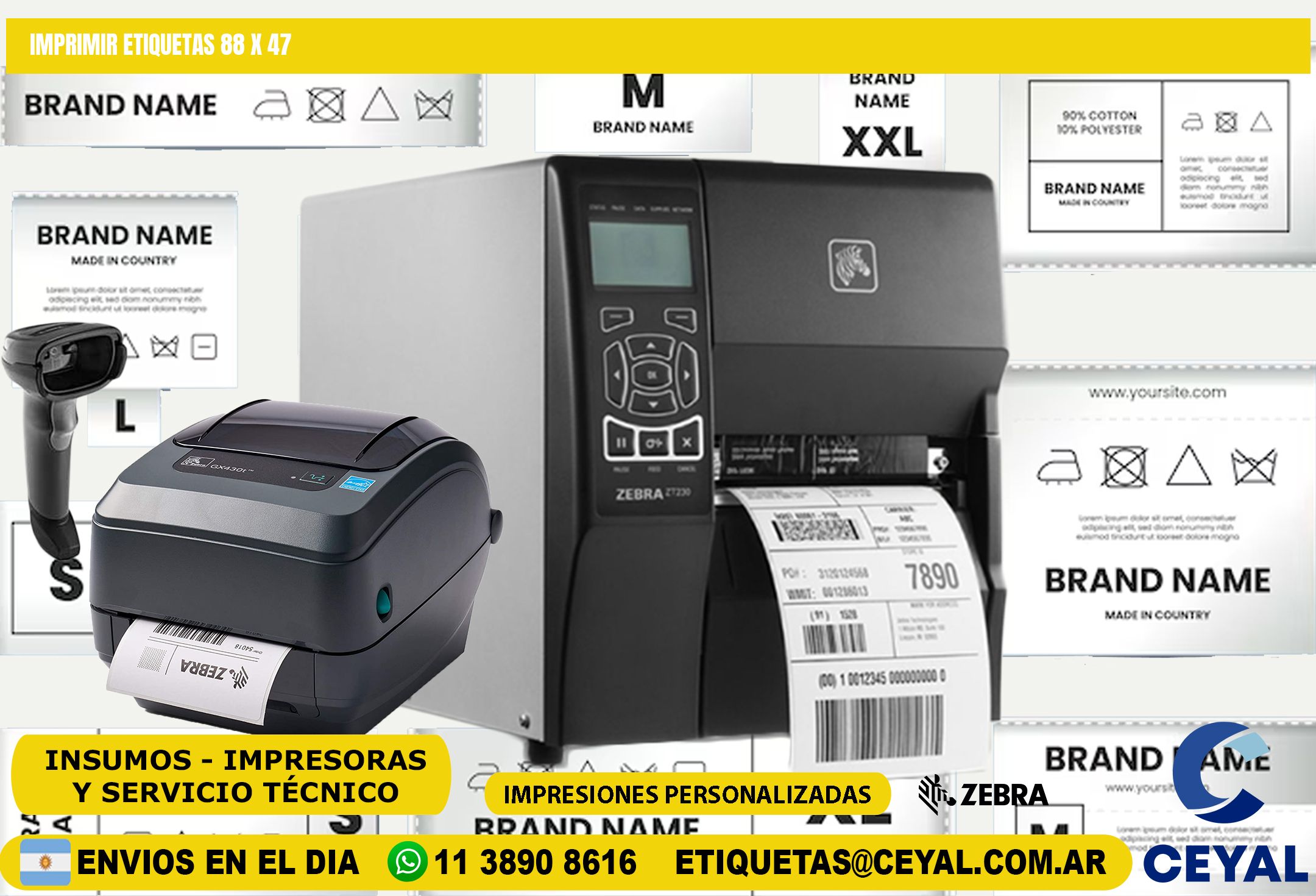 IMPRIMIR ETIQUETAS 88 x 47