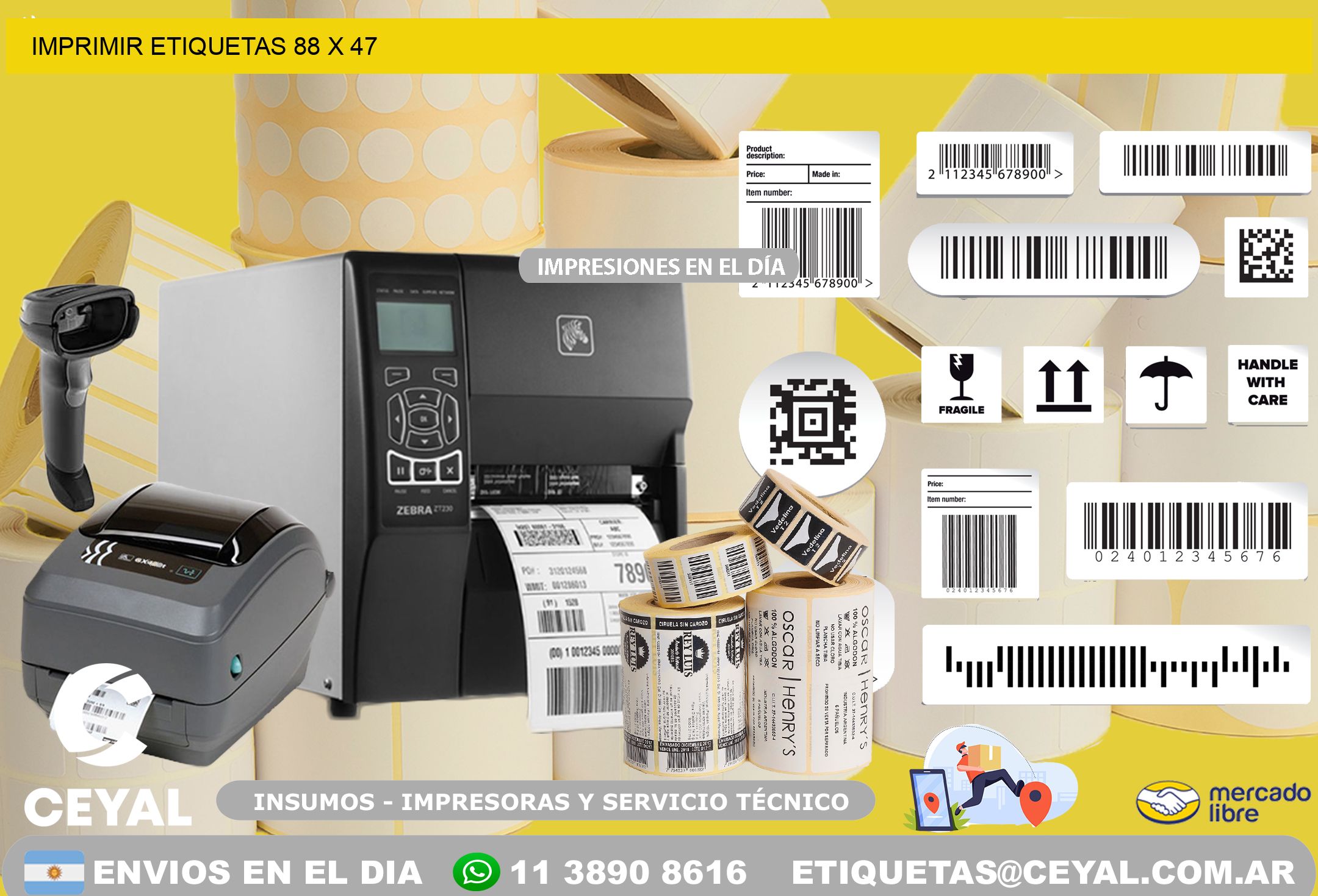 IMPRIMIR ETIQUETAS 88 x 47