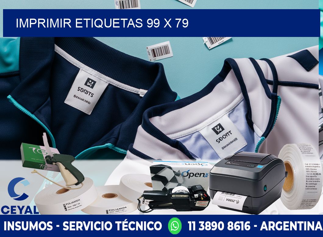 IMPRIMIR ETIQUETAS 99 x 79