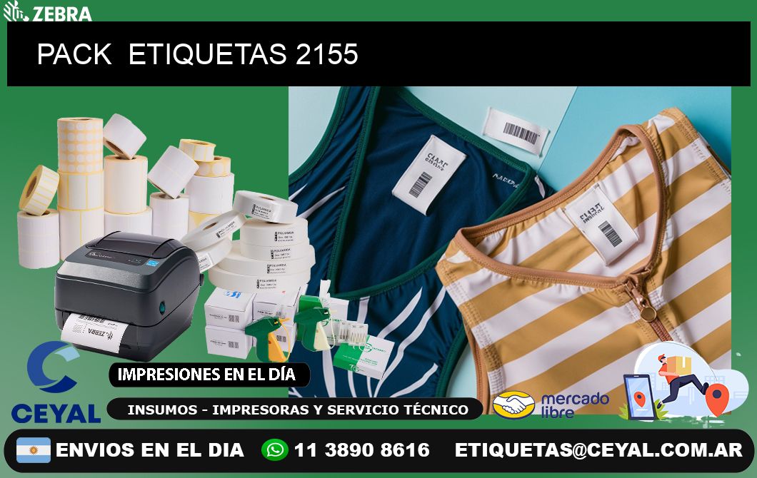 PACK  ETIQUETAS 2155