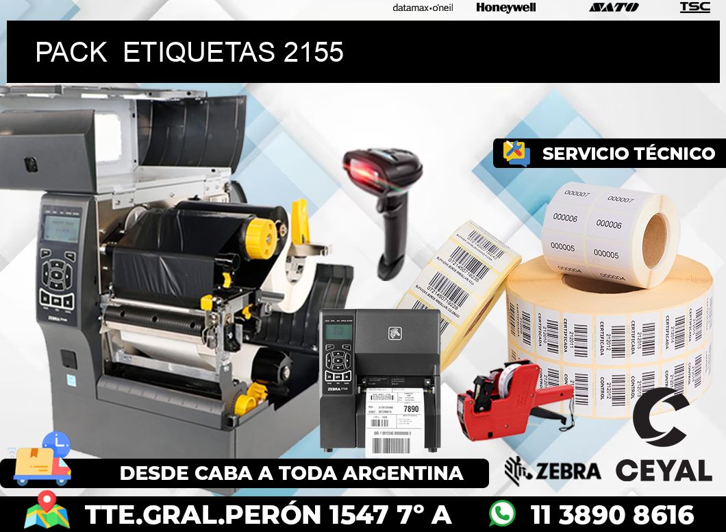 PACK  ETIQUETAS 2155