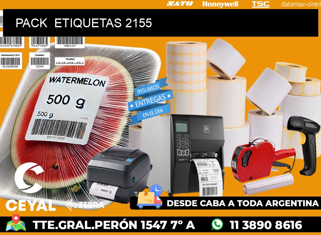 PACK  ETIQUETAS 2155