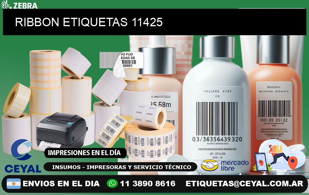 RIBBON ETIQUETAS 11425