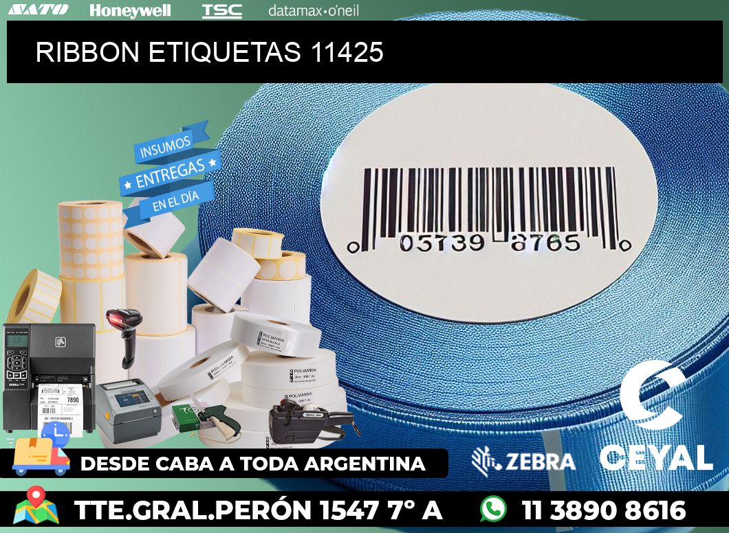 RIBBON ETIQUETAS 11425