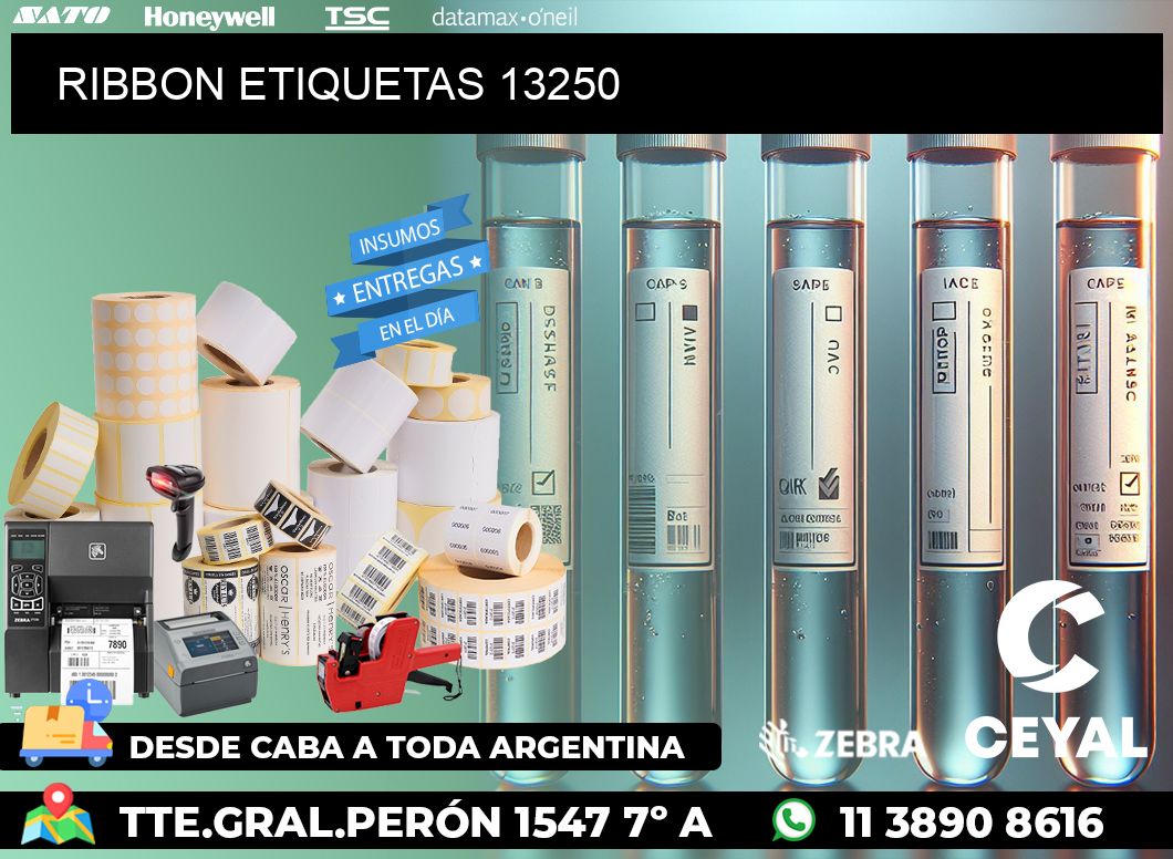 RIBBON ETIQUETAS 13250