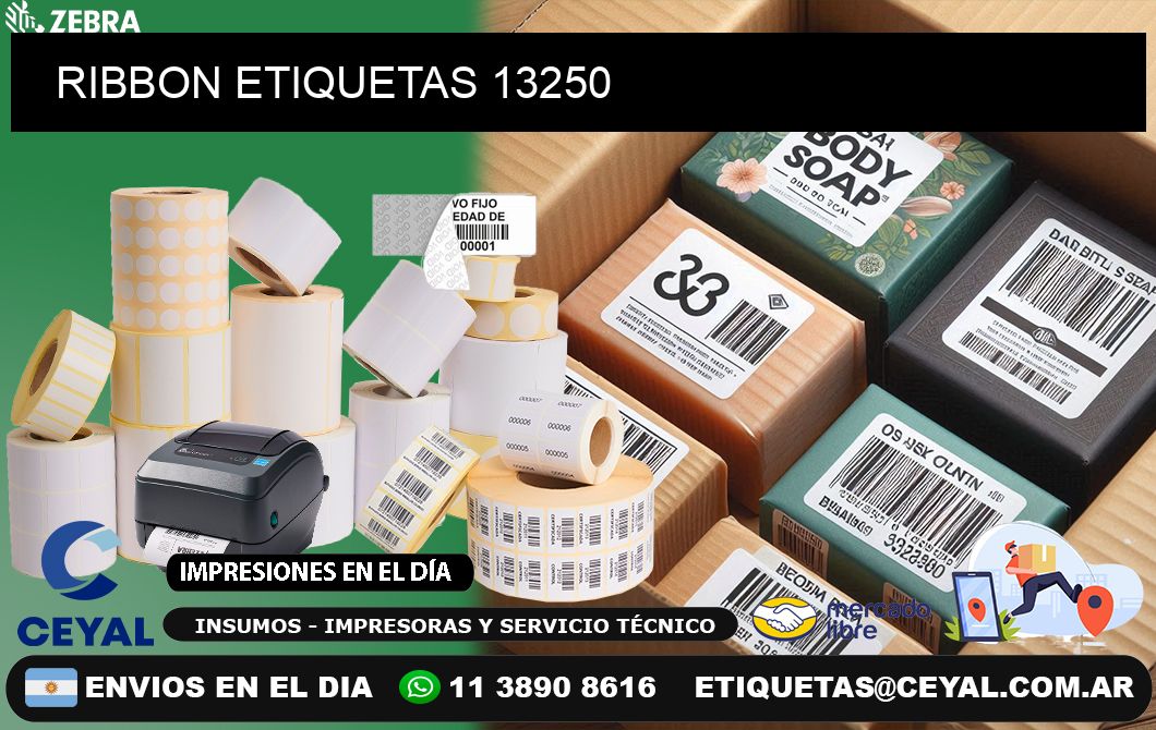 RIBBON ETIQUETAS 13250
