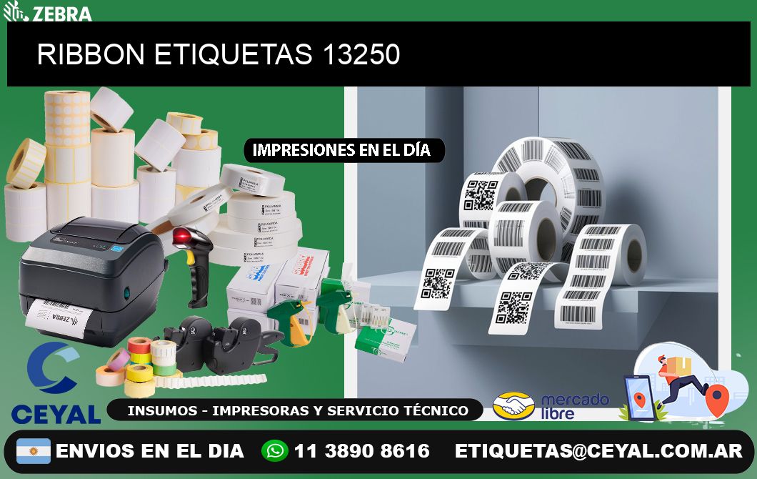 RIBBON ETIQUETAS 13250