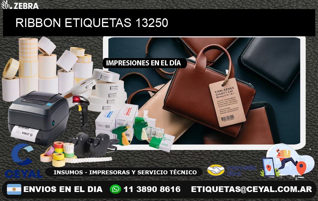 RIBBON ETIQUETAS 13250