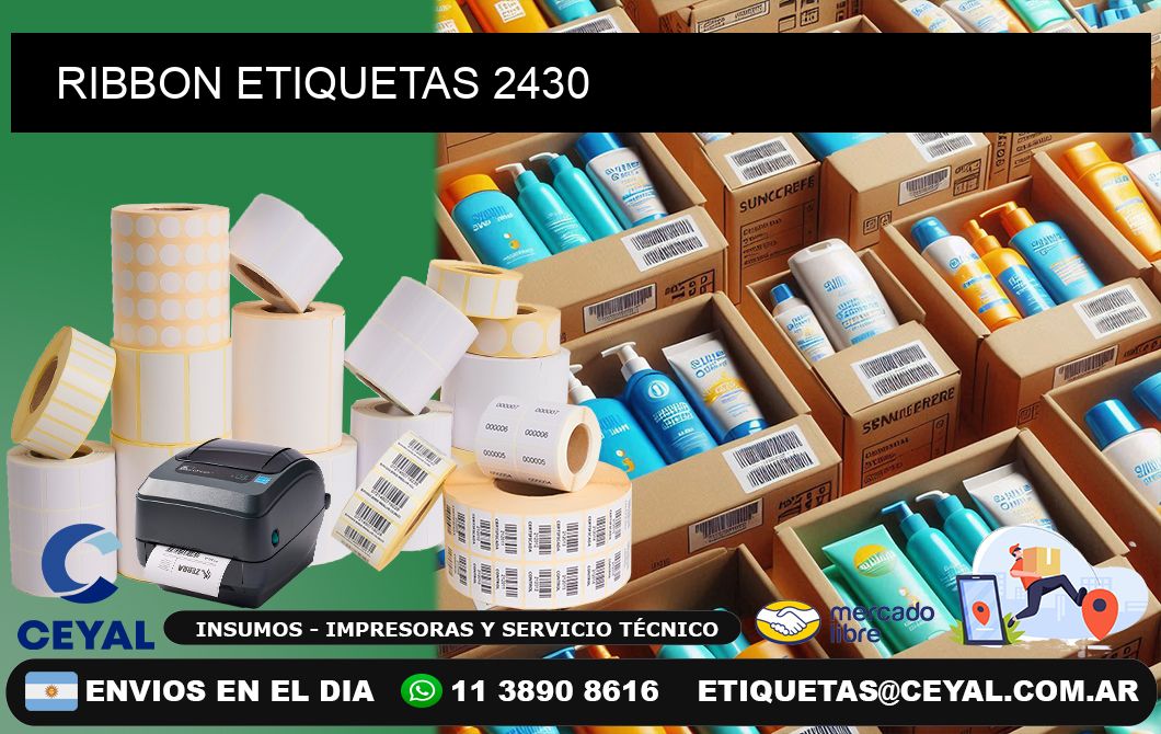 RIBBON ETIQUETAS 2430