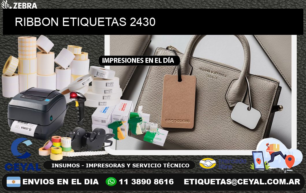 RIBBON ETIQUETAS 2430