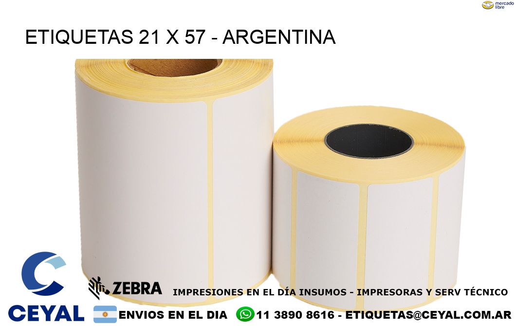 ETIQUETAS 21 x 57 – ARGENTINA