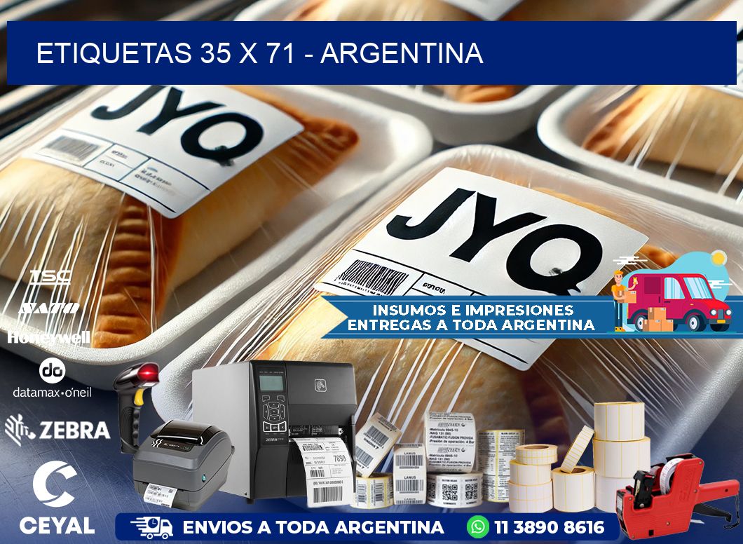 ETIQUETAS 35 x 71 - ARGENTINA