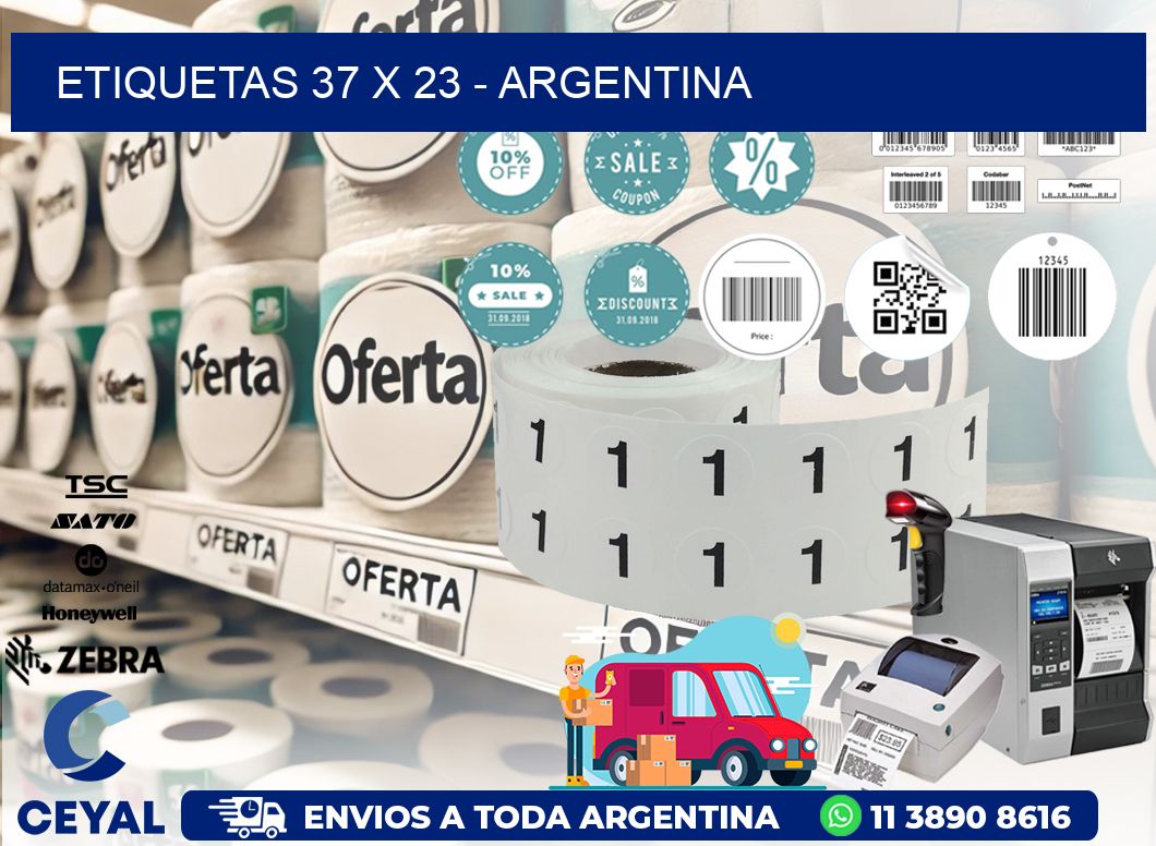 ETIQUETAS 37 x 23 - ARGENTINA