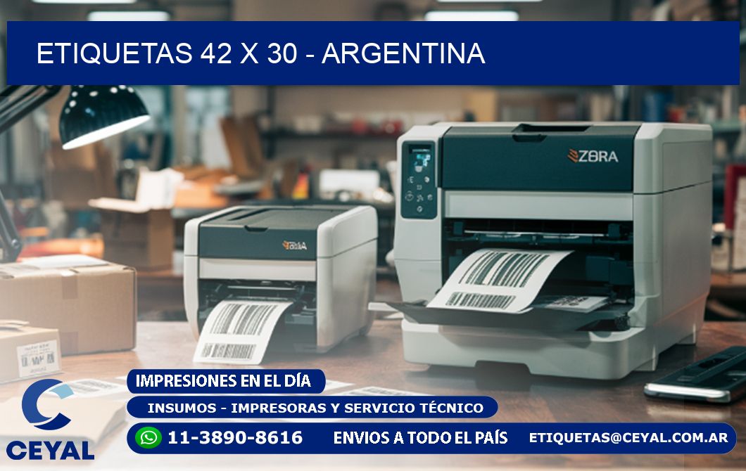 ETIQUETAS 42 x 30 - ARGENTINA