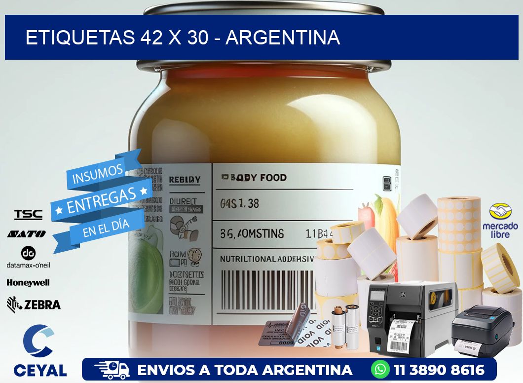 ETIQUETAS 42 x 30 - ARGENTINA