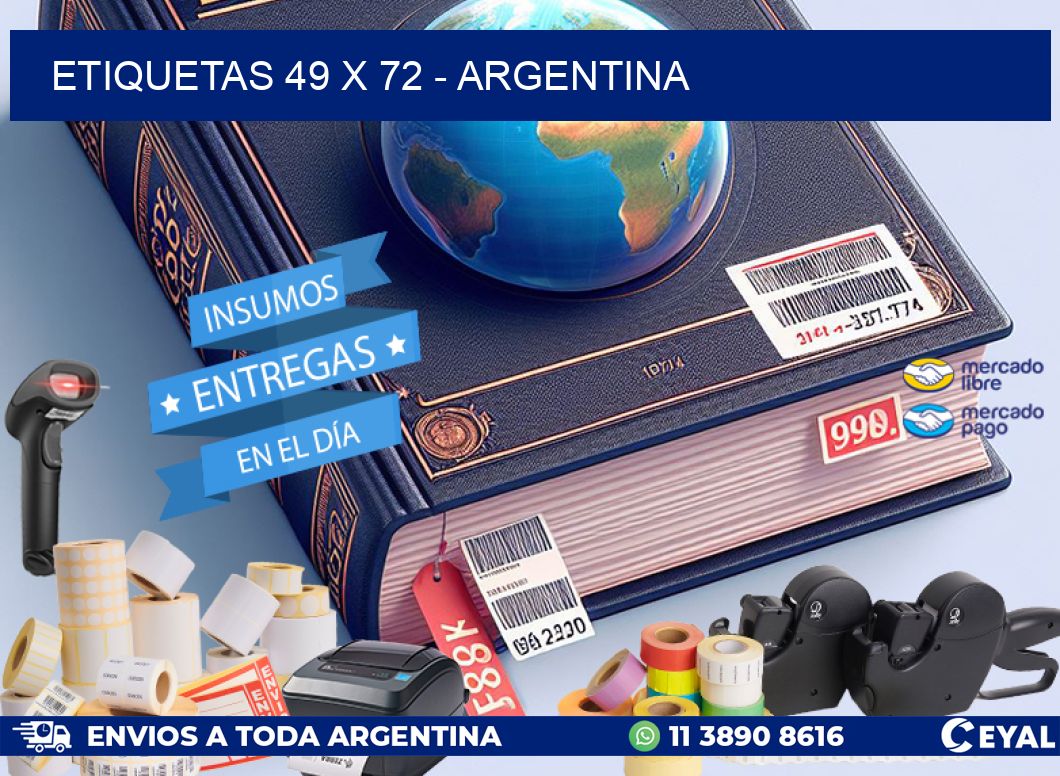 ETIQUETAS 49 x 72 - ARGENTINA