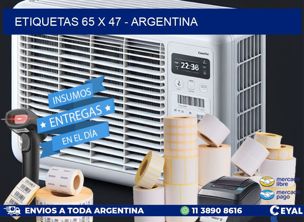 ETIQUETAS 65 x 47 - ARGENTINA